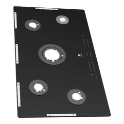 work top, black, AEG, 890x510mm