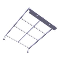 Grille,tôle du support,gauche