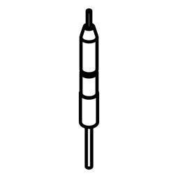 spark plug,oven burner,grill,L=380mm