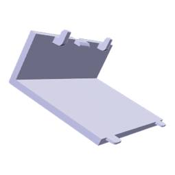 Cache charnière,argent,272, 50
