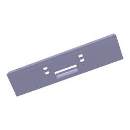 control panel, black, Electrolux, EDW1850; [545mm]