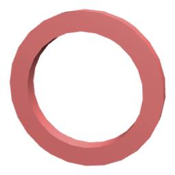 pakning, temperaturføler, Ø20 / Ø15 x2mm