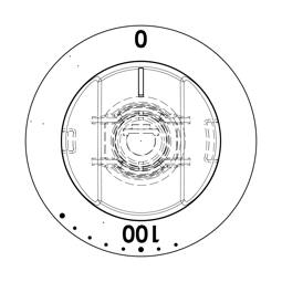 Silver Hob Control Knob