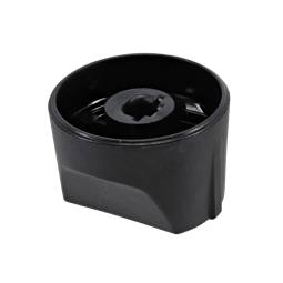 Einstellknopf für Herde, schwarz