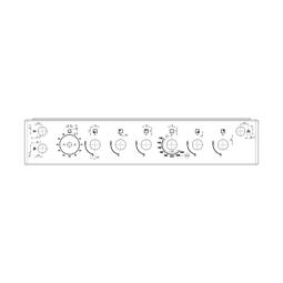 control panel, white