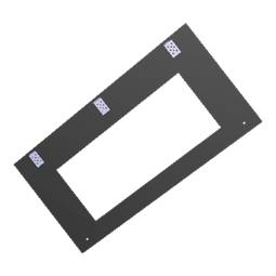 Montage Türglas - 894x463mm