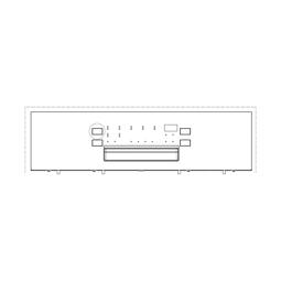 Bedienblende, Inox, AEG