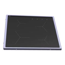 cooking top with frame, black, 496x600mm