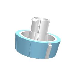 pokrętło, srebro