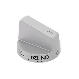 knob, timer, inox