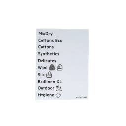 programme plate, adhesive, EN