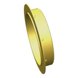 ring, knob, black, H=8mm