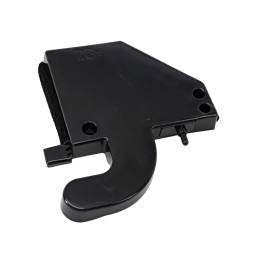 hinge cover, assembly, left, Black,+door switch