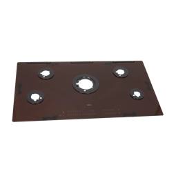 work top, black, AEG, 890x510mm