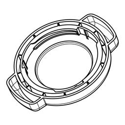 bouchon, adoucisseur d'eau, 65,9mm