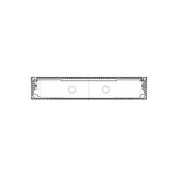 bandeau, inox, 60cm,LUX,2K