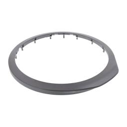 ovi kehys,etu,hopea,Ø490mm/dark silver