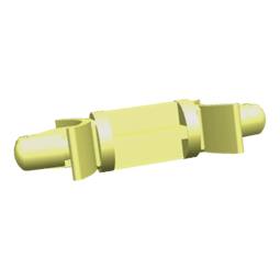 support, pin, double, 14,3mm