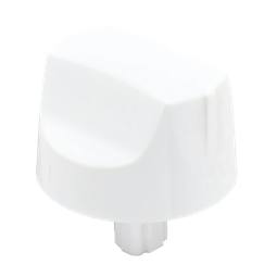 knob, gas, white