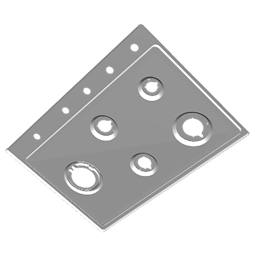 ARBEITSPLATTE,INOX,ZANUSSI,744