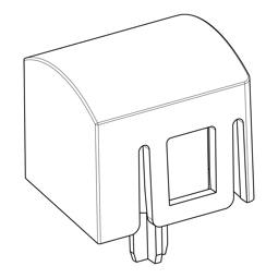 push button set, white