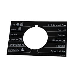 programme plate,knob,adhesive,SV