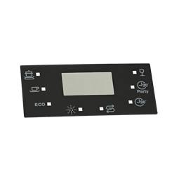 Cover,control panel,silkscreened,overlay