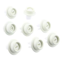 Dishwasher Lower Basket Wheel Kit - Pack of 8