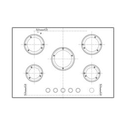 ARBEITSPLATTE,INOX,ELECTROLUX,
