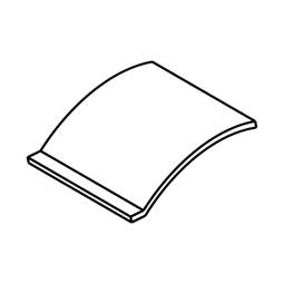 Einstellknopf für Herde, schwarz