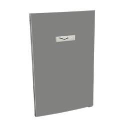 refrigerator door, inox