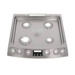 work top, stainless, 546x637,5mm