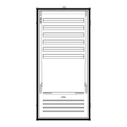 fridge door, white, 531x1112mm, VIP
