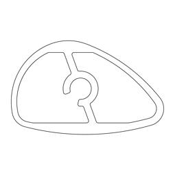 handle profile,round,metal,aluminium, 641