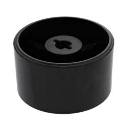 knob, black