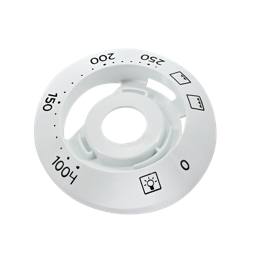 indicating plate, thermostat, white, 0-250, 3+0, TO