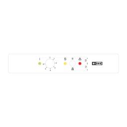 programme plate,AEG,7801,195x34mm