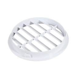 exhaust duct, grill grid, outer, White