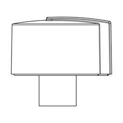 Silver Hob Gas Control Knob