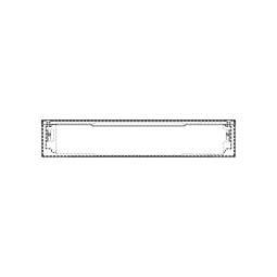 control panel, black, 60cm,PUX
