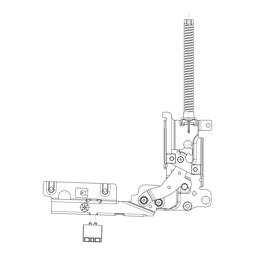 door hinge, left