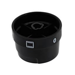 gomb, funkciók, fekete, 5+0