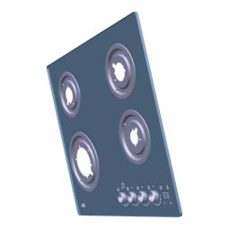 ARBEITSPLATTE,SCHWARZ,AEG,590X