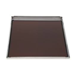 GLASPLATTE MIT RAHMEN
