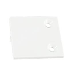 hole cover, hinge, white, 47x52mm