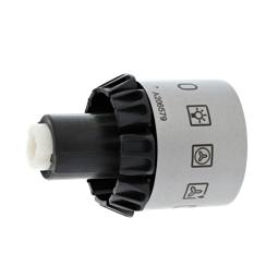 knob, function, grey, 9+0