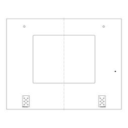 voorste glas, wit, 594x468mm