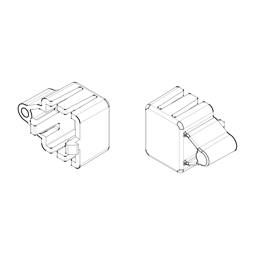 cover, magnet, door, 30x20.7mm