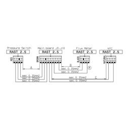 kablage, pressostat[, temperatursensor, 520mm+750mm+1560mm
