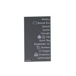 skylt program-, lim